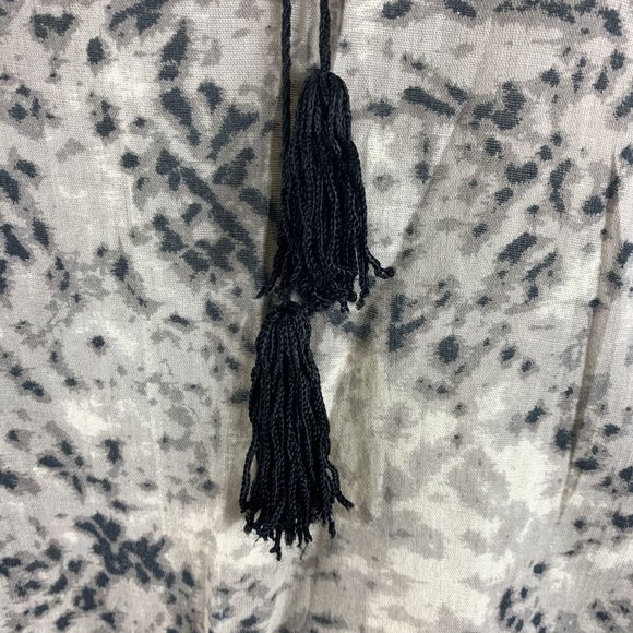 Jessica Simpson Small Blouse San Pablo Tassel Boho Black Lace Party - Picture 6 of 6